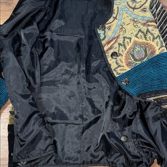 ALEX KIM Women's Multicolor Patchwork Jacket - Picture 9 of 9